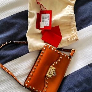 Valentino cross body caramel bag (authentic)